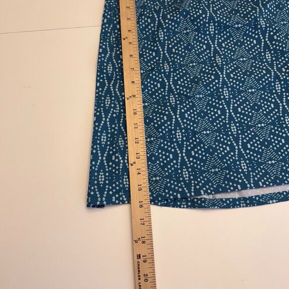 Rip Skirt Hawaii Wrap Length 2 Teal Playa Ocean Tribal Batik Print Sz Large NWT‎ - Picture 8 of 12